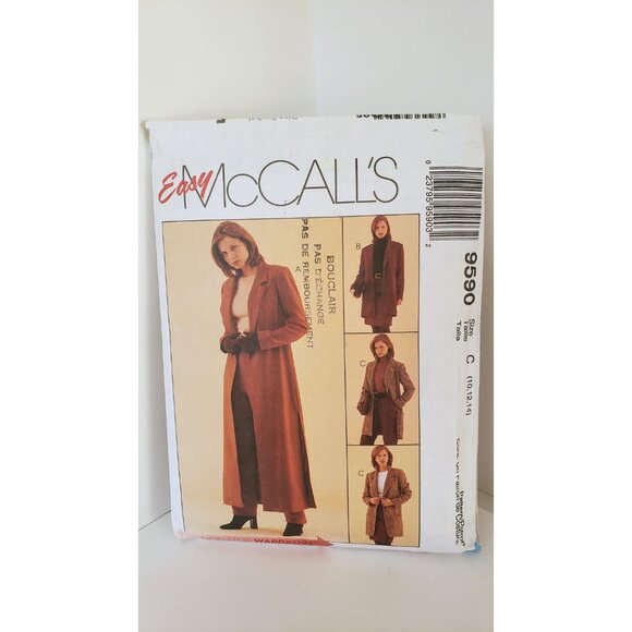 Vintage McCall's 9590 Sewing Pattern: Misses' Duster, - Picture 5 of 10